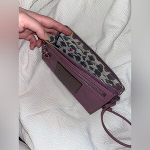 Coach Purple Wristlet